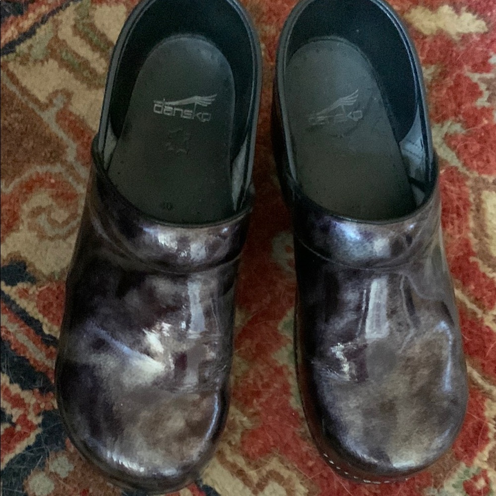 Dansko Women size 40 9 1/2 - Charcoal marble